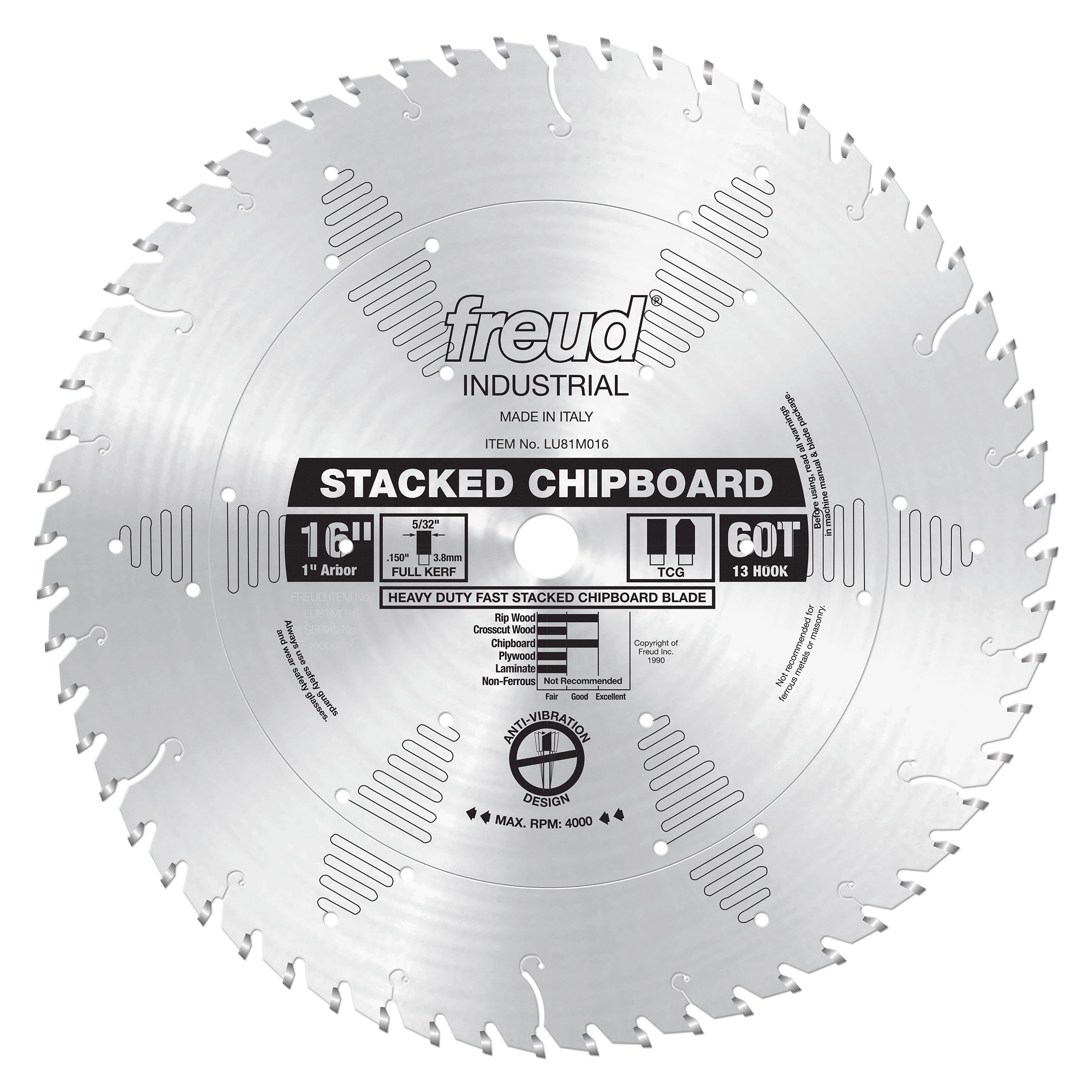 Freud Heavy Duty Stacked Chipboard Blade