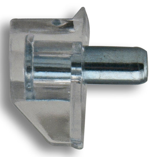 Shelf Support, Clear, 5 mm Shank Size
