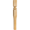 Hardware Resources Tapered Art Nouveau Post Hard Maple 35-1/2" Length 3-1/2" Width