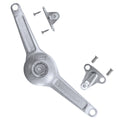 Hafele Lid Stay/Flap Stay, Duo Standard Set, Nickel