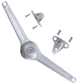Hafele Lid Stay/Flap Stay, Duo Forte Set, Nickel