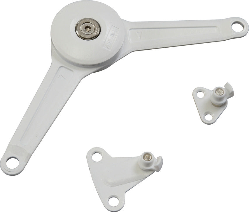 Hafele Lid Stay/Flap Stay, Duo, White