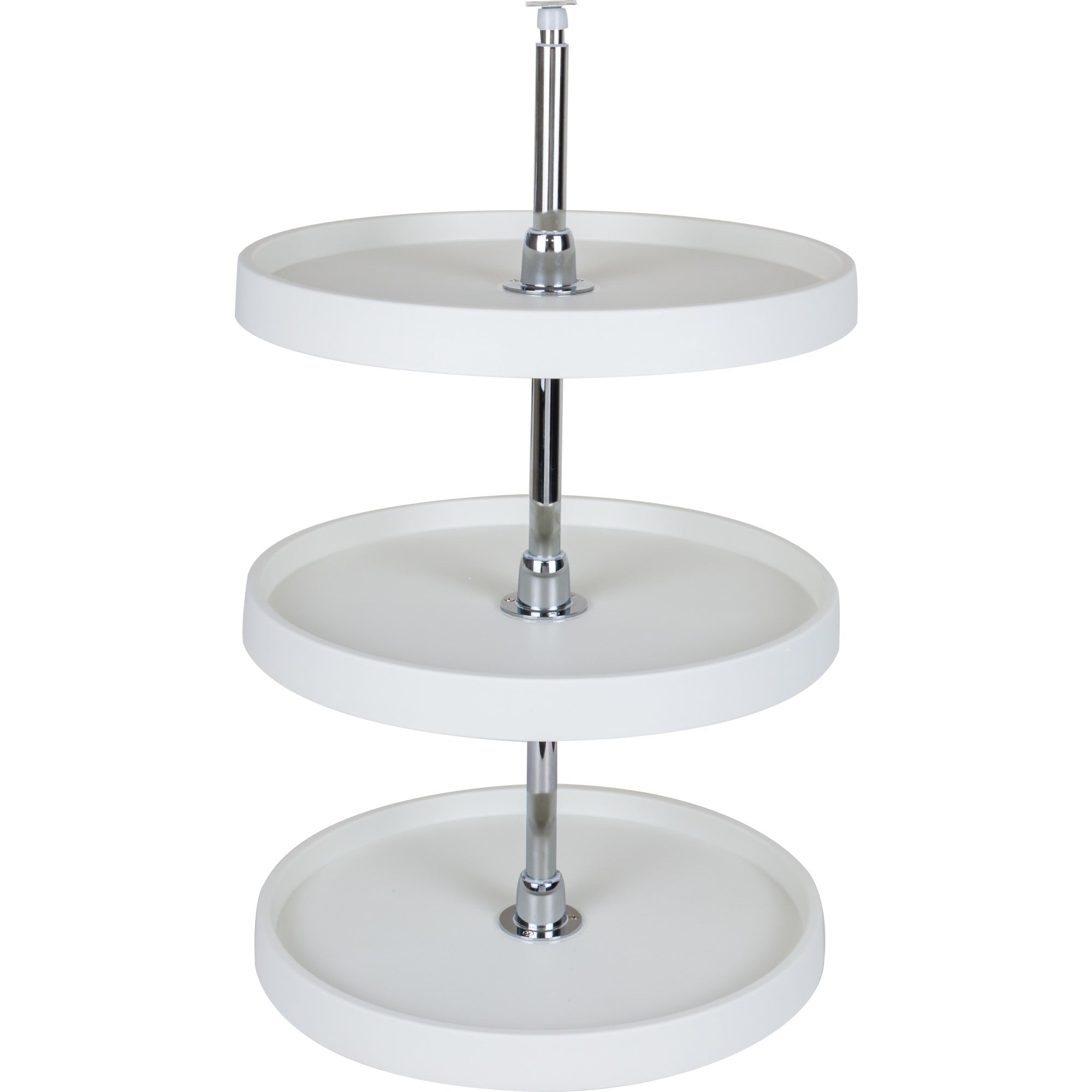 Hardware Resources 18" Diameter Round Plastic Lazy Susan Set
