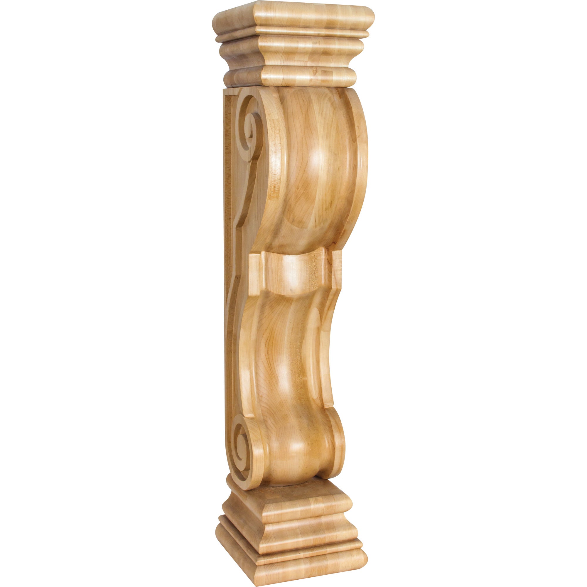 Hardware Resources Rounded Scroll Fireplace Corbel