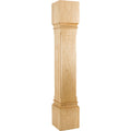 Hardware Resources Fluted Edge Post Alder 35-1/2" Length 6" Width