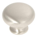 Hickery Hardware Cottage Knob Stainless Steel 1-1/8" Diameter 7/8" Projection