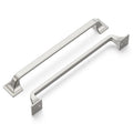 Hickery Hardware FORGE Pull Satin Nickel 192 mm Center to Center