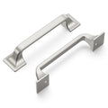 Hickery Hardware FORGE Pull Satin Nickel 96 mm Center to Center
