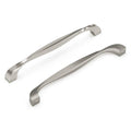 Hickery Hardware TWIST Pull Satin Nickel 192 mm Center to Center