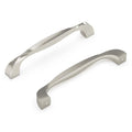 Hickery Hardware TWIST Pull Satin Nickel 128 mm Center to Center