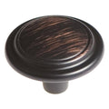 Hickery Hardware ECLIPSE Knob Vintage Bronze 1-1/4" Diameter