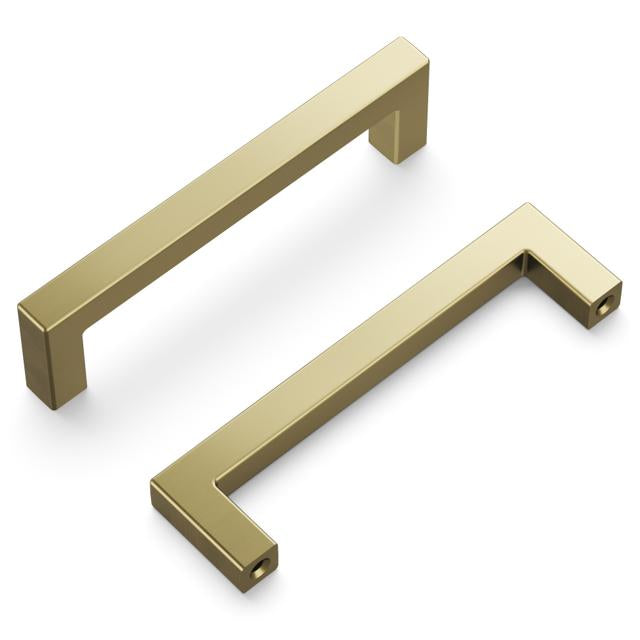 Hickory Hardware SKYLIGHT Pull Elusive Golden Nickel 96 mm Center-to-Center