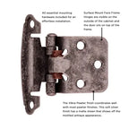 Hickory Hardware Surface Mount Self Closing Hinge 2-5/8" x 1-15/16"