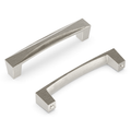 Hickery Hardware CREST Pull Satin Nickel 96 mm Center to Center