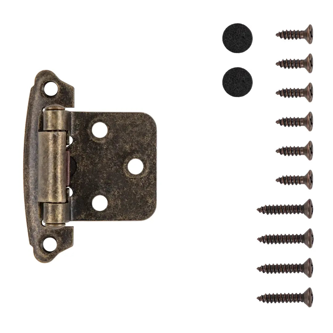 Hickory Hardware Surface Mount Self Close Hinge 2-5/8"x 1-15/16"