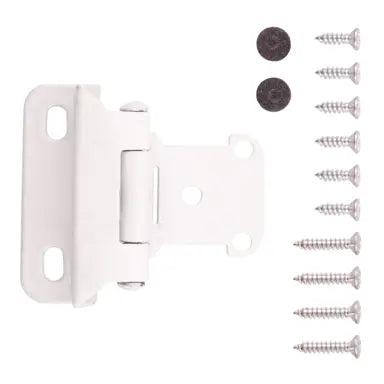 Hickory Hardware Semi-Concealed Hinge Self Closing Hinge 2-1/4 in. x 2-1/2 in., White, view 2