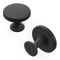 Hickery Hardware Forge Knob, Black Iron, Round