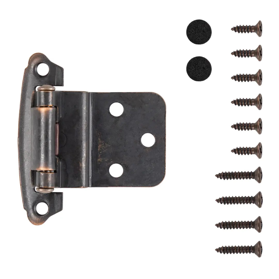 Hickory Hardware Surface Mount Self Closing Hinge 2-5/8" x 2-3/8"