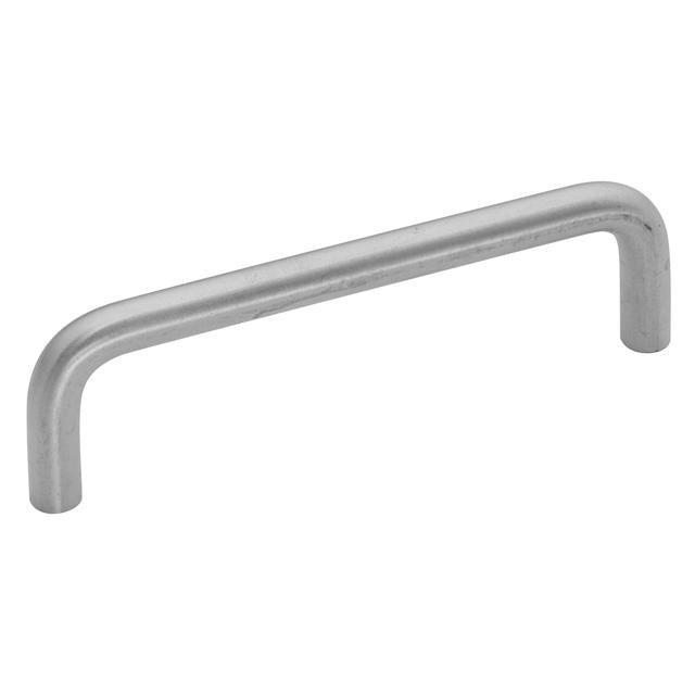 Hickery Hardware Solid Brass Wire Pull Satin Chrome 96 mm Center to Center
