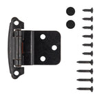 Hickory Hardware Surface Mount Self Closing Hinge 2-5/8 in. x 2-3/8 in., Black Iron, view 2