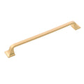 Hickery Hardware FORGE Pull Brushed Golden Brass 224 mm Center to Center