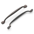 Hickery Hardware REFINED RUSTIC Pull Rustic Iron 192 mm Center to Center