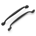 Hickery Hardware REFINED RUSTIC Pull Black Iron 192 mm Center to Center