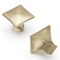 Hickery Hardware TWIST Knob, Elusive Golden Nickel