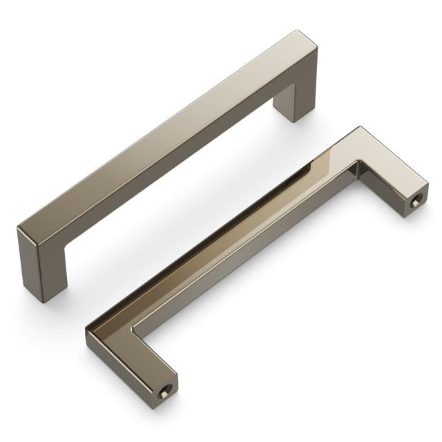 Hickory Hardware SKYLIGHT Pull Polished Nickel 96 mm Center-to-Center