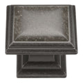 Hickery Hardware SOMERSET Knob Black Nickel 1-5/16" Diameter