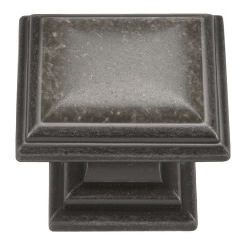 Hickery Hardware SOMERSET Knob Black Nickel 1-5/16" Diameter