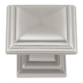 Hickery Hardware SOMERSET Knob Satin Nickel 1-5/16" Diameter