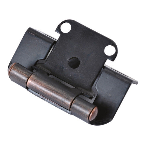 Hickory Hardware Semi-Concealed Hinge Self Close Hinge 2-1/4 in.x 2-1/2 in., Vintage Bronze