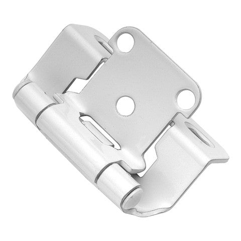 Hickory Hardware Semi-Concealed Hinge Self Closing Hinge 2-1/4 in. x 2-1/2 in., White