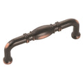 Hickery Hardware WILLIAMSBURG Pull Oil-Rubbed Bronze Highlighted 3" Center to Center