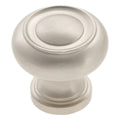 Hickery Hardware Cottage Knob Stainless Steel 1-1/4" Diameter 1-3/16" Projection