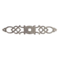 Hickery Hardware MANOR HOUSE Backplate 5-1/2'' x 1'', Silver Stone