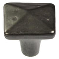 Hickery Hardware CARBONITE Knob Black Iron 1-1/4" Diameter