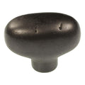 Hickery Hardware CARBONITE Knob Black Iron 1-7/8" Diameter
