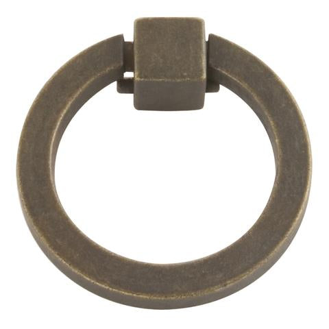 Hickory Hardware 2-1/8 in. x 2 in. Camarilla Ring Pull, Windover Antique