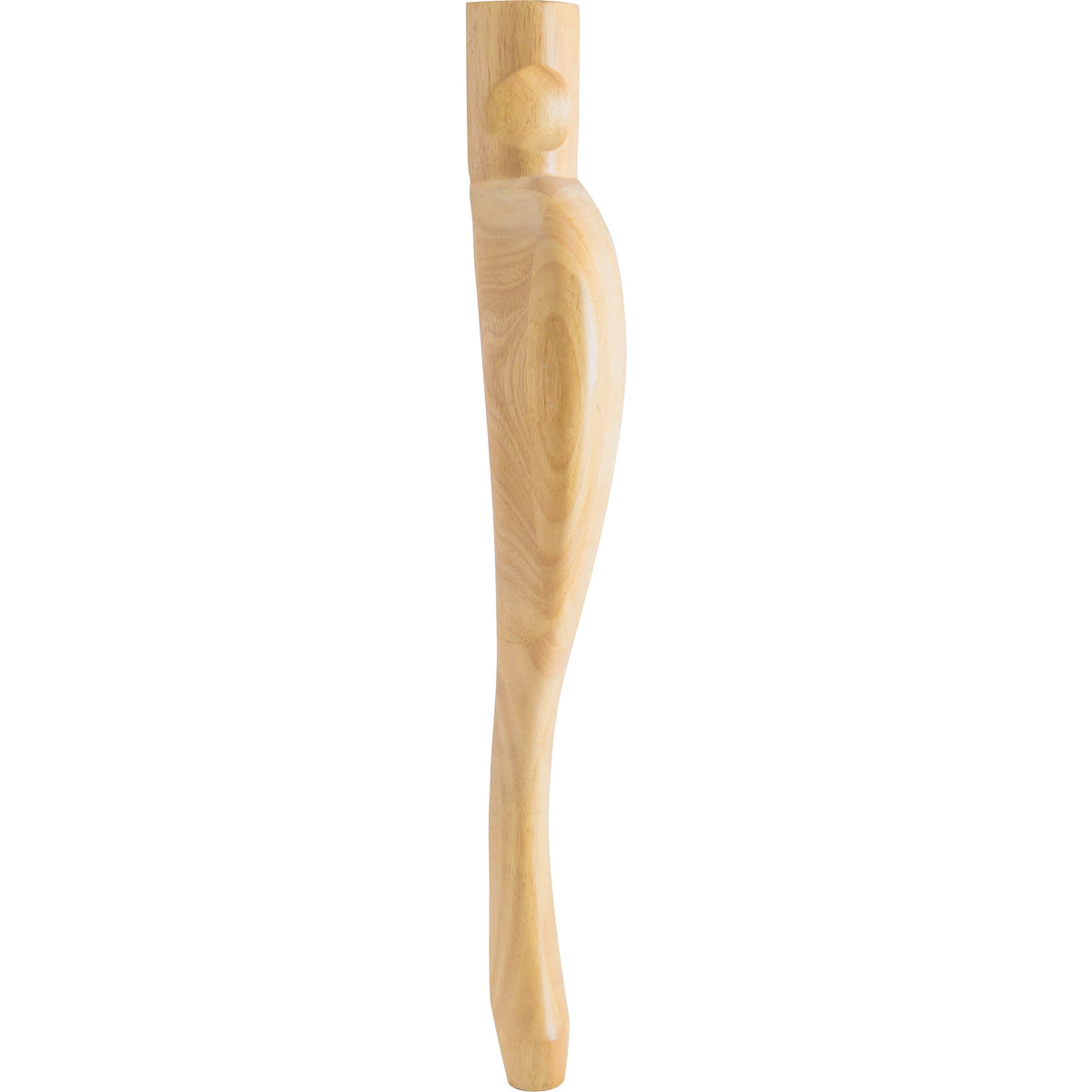 Hardware Resources Queen Anne Leg Rubberwood 31" Length