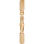 Hardware Resources Fluted Square Acanthus Post