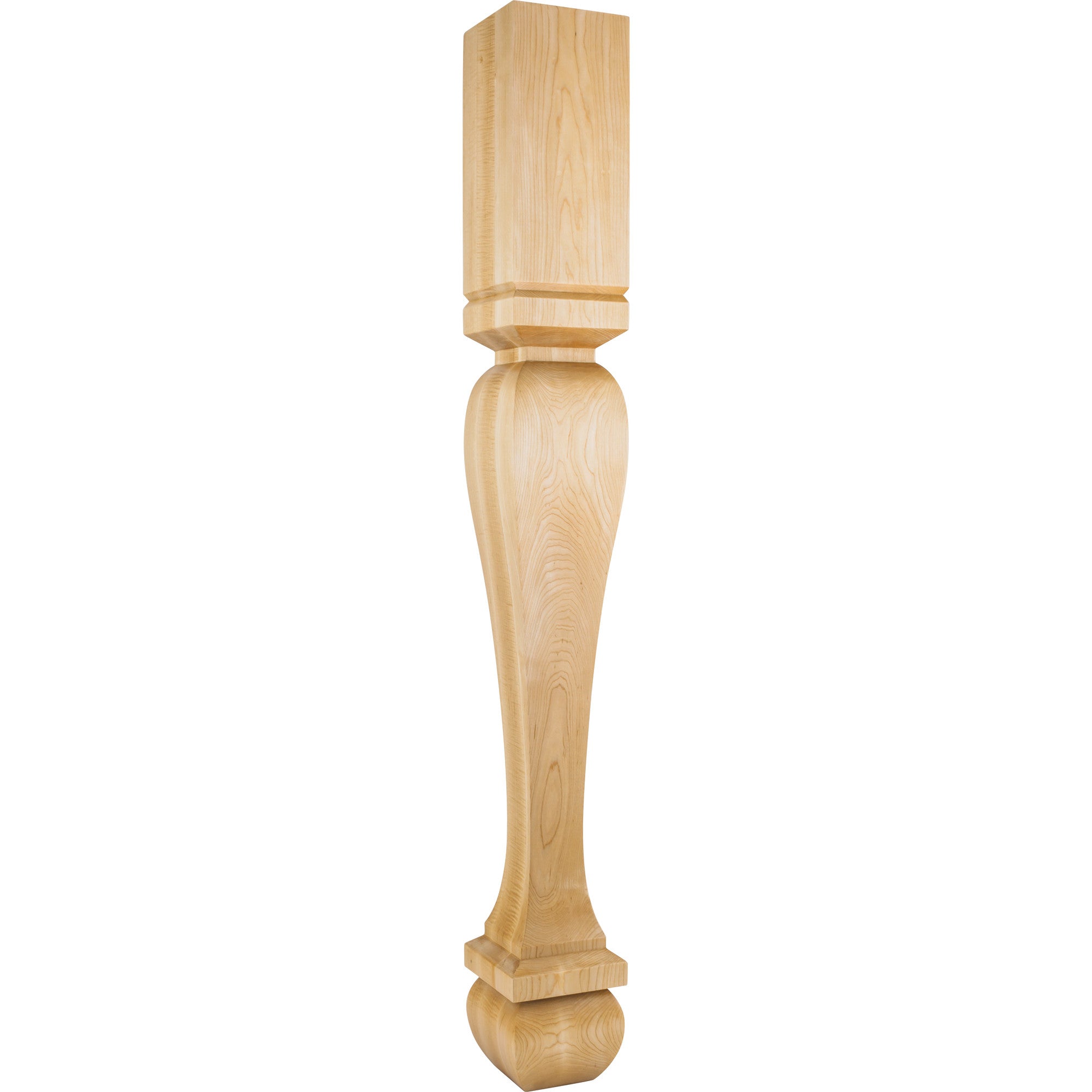 Hardware Resources Footed Square Post Alder 42" Length 5" Width