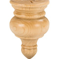 Hardware Resources Transition Finial Oak 3-1/2" Length