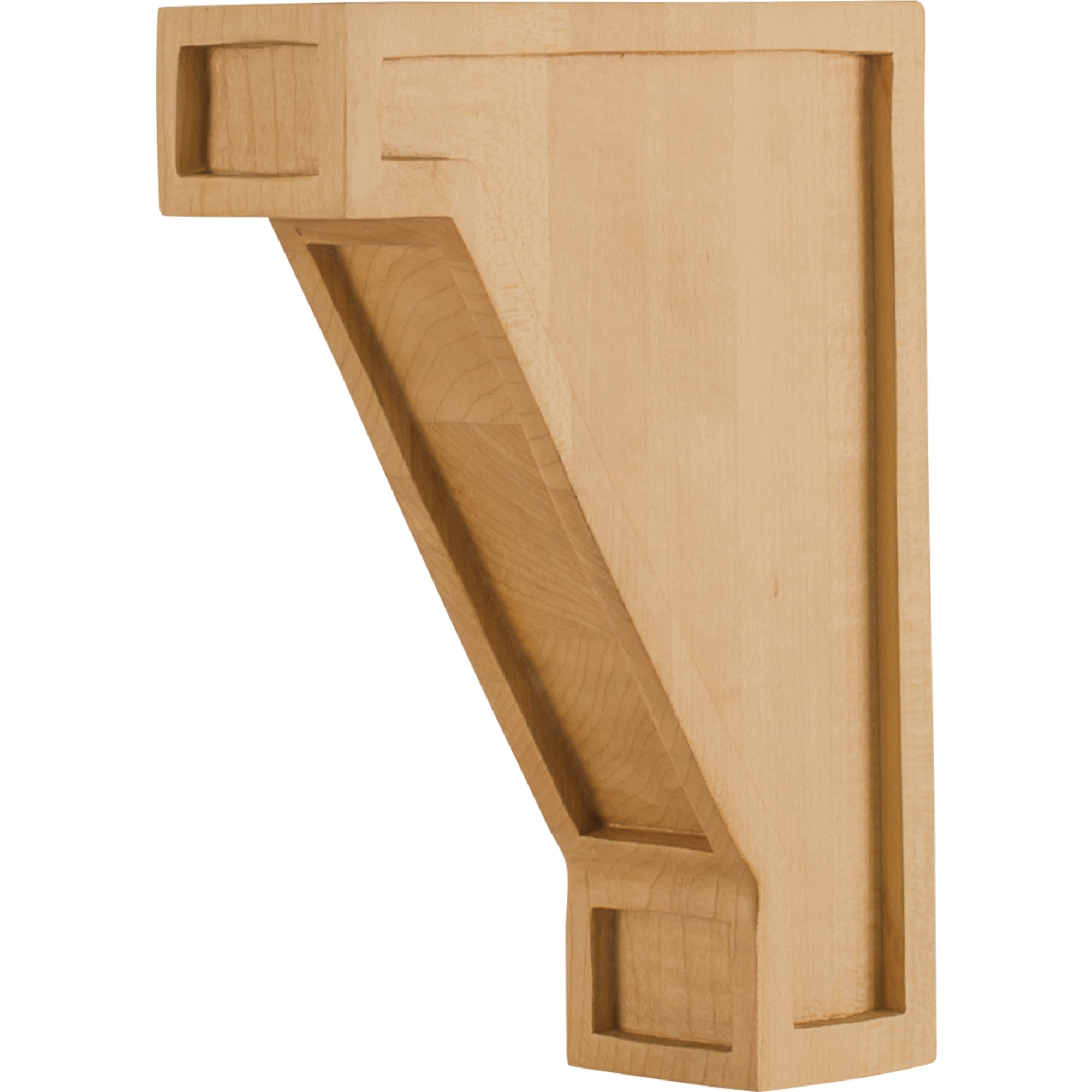 Hardware Resources Mission Style Arts & Crafts Corbel Rubberwood 8" Length