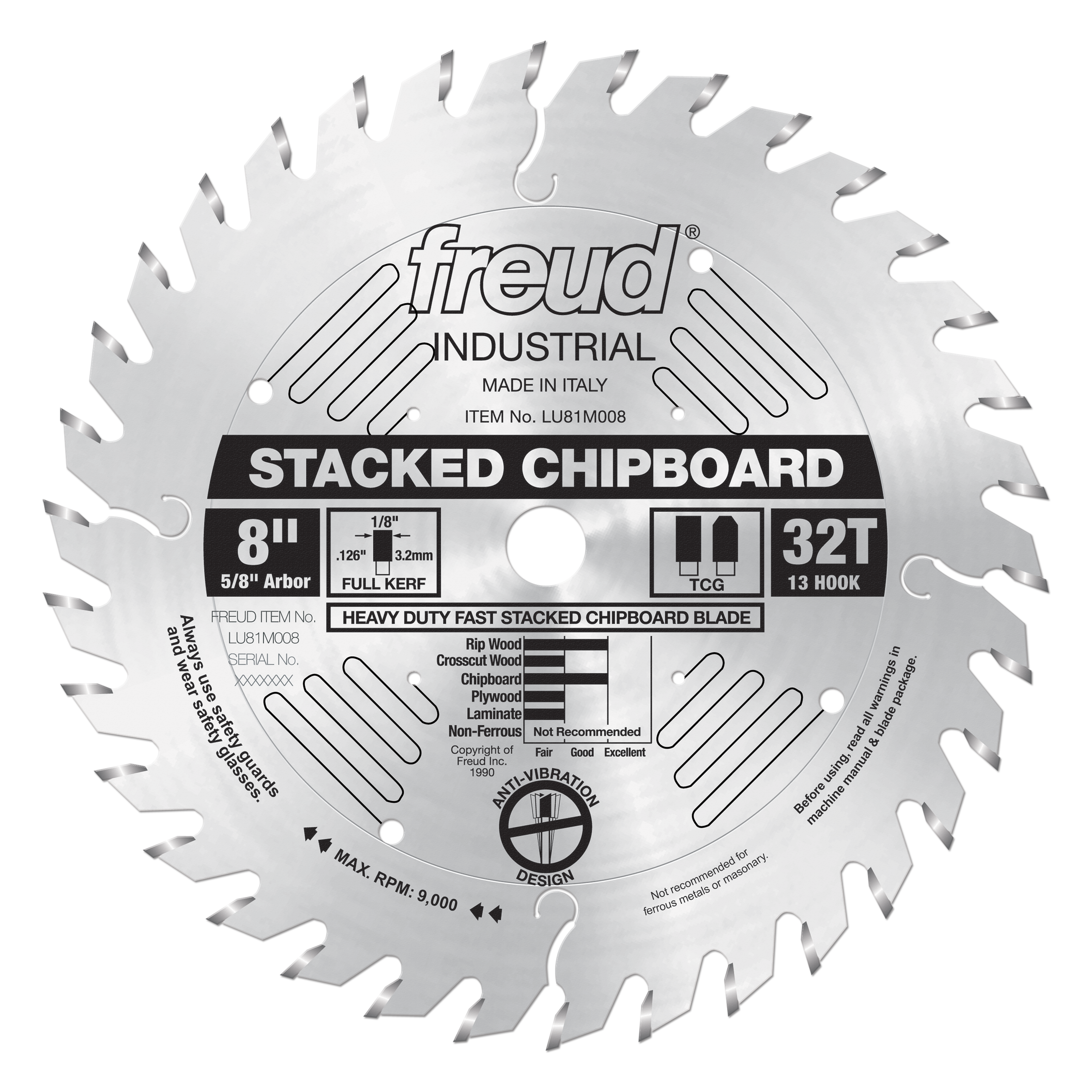 Freud Heavy Duty Stacked Chipboard Blade