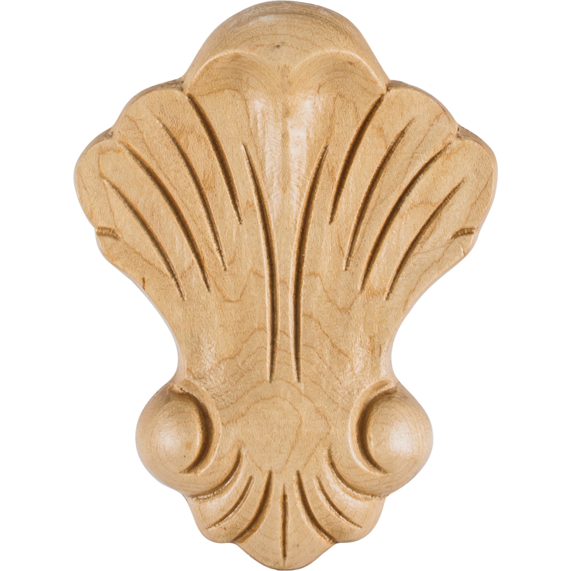 Hardware Resources Shell Applique Cherry 4-3/8" Length