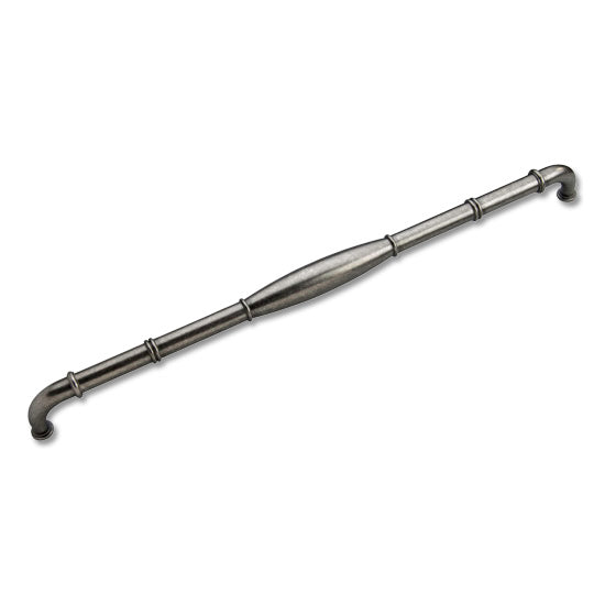Hickery Hardware Williamsburg Appliance Pull Zinc 24" Center-to-Center Black Nickel