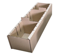 Fast Cap Kaizen Box With Dividers Unassembled, Long