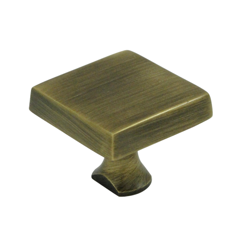 Deltana Solid Brass Square Knob For Heavy Duty Bolt